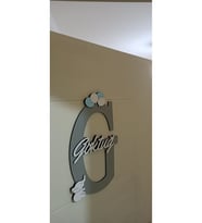 ÇOCUK VE BEBEK ODASI KAPI VE DUVAR SÜSÜ İSİMLİ PANO