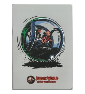 MABBELS 388173 JURASSIC WORLD 17x24 TEL DİKİŞLİ  KARTON KAPAK KARELİ DEFTER