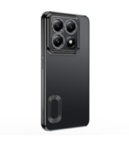 Xiaomi 14T Pro Uyumlu Kılıf Kamera Korumalı Logo Gösteren Zore Omega Kapak
