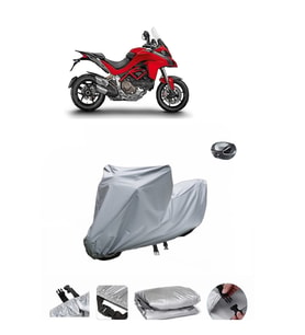 Ducati Multistrada 1200  Su Geçirmez Motosiklet Brandası ARKA ÇANTA UYUMLU