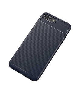 Apple iPhone 8 Plus Kılıf Esnek Soft Karbon Tasarım Legion Serisi (Lacivert)