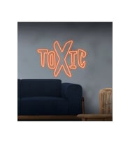 TOXIC Yazılı Neon Tabela