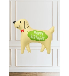 Köpek Folyo Balon Happy Birthday Yazılı 7371