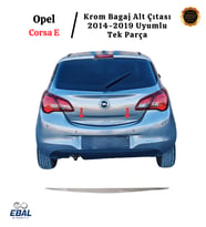 Opel Corsa E Krom Bagaj Alt Çıtası 2014-2019 P.Çelik