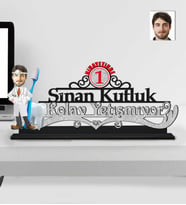 Kişiye Özel Nihayetinde Kolay Yetişmiyor Diş Doktor Erkek Ahşap Biblo-2