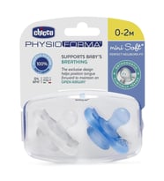 Chicco PhysioForma Mini Soft 2'li Emzik 0-2 Ay Erkek