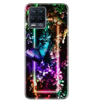 8 8 Pro Kılıf Silikon Desen Özel Seri Butterfly Neon 1684