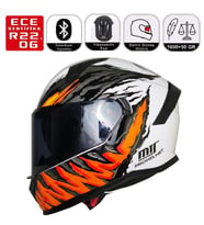 M910 İnsect Motosiklet Kaskı Spoiler Mod Güneş Vizörlü Full Face Kask