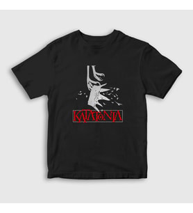 Presmono Unisex Çocuk Siyah Dethroned Uncrowned Katatonia T-Shirt 398267tt