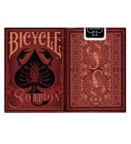Bicycle Scorpion Oyun Kağıdı Kartı iskambil Kartları Destesi Red (Kirmizi) (Karışık)
