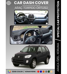 TOYOTA RAV4 (2000-2005) Torpido Örtüsü Ön Panel Torpido Koruma Tam Uyum Kolay Montaj