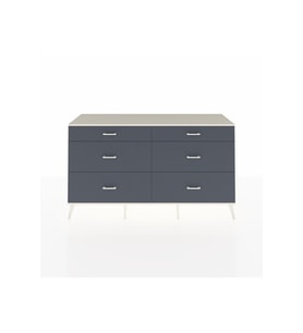 Hyperion Konsol 6 Çekmeceli  176x44x99 Antrasit-Aytaşı/Antrasit