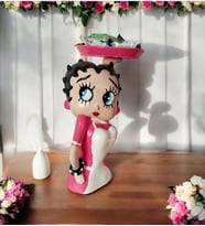 Betty Boop Sunumluk Dekor Mumluk (Pembe)