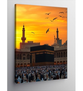 Kanvas Tablo Kabe'Nin Gün Batımı