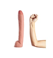 UNIQUE XXL Dokuda Kalın Dildo Mega Boy Yapay Penis 38 CM