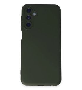 Mey İthalat® Samsung Galaxy M34 5G Kılıf Nano içi Kadife Silikon - Koyu Yeşil