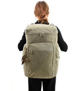 Büyük Boy Ultra Hafif Çok Bölmeli Dağcı Çantası Vizon (Model: 571-7D) 