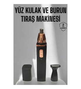 Mey İthalat® Tıraş Makinesi Kulak Burun ve Yüz Temizleyici Şarjlı Mini