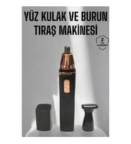 Mey İthalat® Tıraş Makinesi Kulak Burun ve Yüz Temizleyici Şarjlı Mini