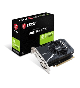 MSI VGA GEFORCE GT 1030 AERO ITX 2GD4 OC GT1030 2GB DDR4 64B DX12 PCIE 3.0 X16 (1XHDMI 1XDVI)