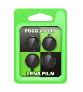 Newface Xiaomi Poco X6 Pro Raze Metal Kamera Lens - Siyah