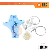 VW Jetta MK6 A6 IV 2010-2018 5C6 5C6839462 İçin Elektrikli Arka Sağ Cam Kriko Tamir Seti