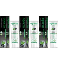 Agarta Doğal Diş Macunu 100ML Aktif Karbonlu (3 Lü Set)