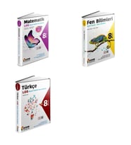 LGS 8.Sınıf Matematik Fen Bilimleri Türkçe BTS Soru Bankası