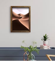 BK Gift Otel Odası Konseptli Doğal Masif Ahşap Çerçeveli Tablo 45x65cm-18