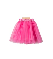 Kız Çocuk Beli Lastikli Tütü Etek 6/14 Yaş (Pembe)