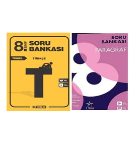 8. Sınıf Temel Türkçe Soru Bankası+Türkçe Paragraf Soru Bankası