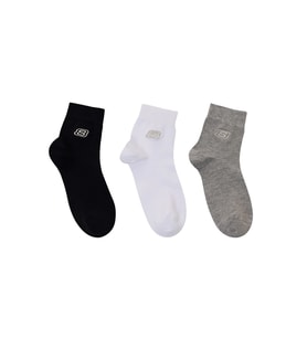 Skechers 3'lü Shiny Bilek Üstü Çorap