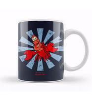 Sebastian Retro Japanese Little Mermaid Kupa Bardak Porselen
