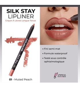 Cosmetics Silk Stay Lipliner Suya Dayanıklı İpeksi Dudak Kalemi - 01 Muted Peach