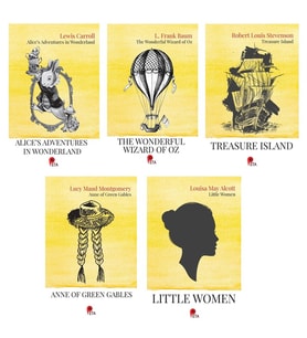 İngilizce Klasikler-Little Women-Anne of Green Gables-Wizard of Oz-Alice’s Adventures-Treasure Island