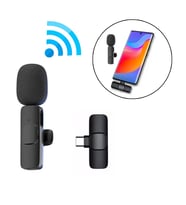 Ally K8 Lightning iPhone Tak Konuş Wireless Kablosuz Mini Yaka Mikrofonu Canlı Yay - SSSSSS9213-9