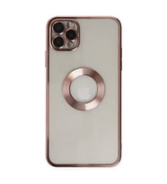 Apple iPhone 11 Pro Kılıf Slot Silikon - Rose Gold