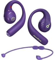 by Anker, AeroFit Pro, Güvenli Uyum, Ergonomik Tasarım, LDAC ile Zengin Ses, Bluetooth 5.3, IPX5 Suya Dayanıklı, 46 Saat ÇKablosuz Kulaklıklar, Mor