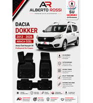 DACIA DOKKER 2012 - 2026 Araca Özel Kauçuk 3D Profesyonel Oto Paspası
