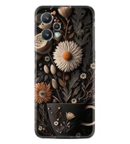 Realme 9 Pro Kılıf Boutique Baskılı Resimli Kahve Çiçek Pcode -095