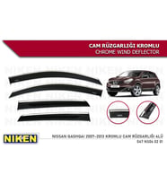 QASHQAİ 2007 2013 KROMLU CAM RÜZGARLIĞI NİKEN
