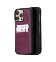Bouletta Apple iPhone 15 Pro Max Uyumlu Deri Arka Kapak FXCP CZ7