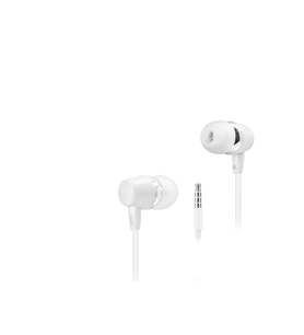 Kablolu Kulak İçi Mikrofonlu Kulaklık 3.5 Mm Pc Telefon Uyumlu Beyaz DHE7000WT