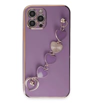 Durukar® iPhone 12 Pro Max Kılıf Esila Silikon - Mor