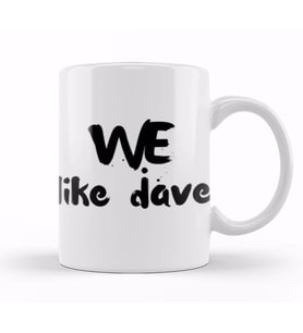 WE like Dave Chappelle Kupa Bardak Porselen