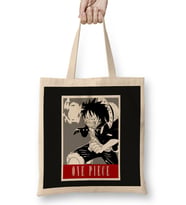 One Piece Luffy 06 Bez Çanta Uzun Saplı