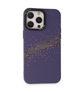 İPhone 15 Pro Uyumlu Kamera Korumalı Premium Bufo Kılıf (Mor)
