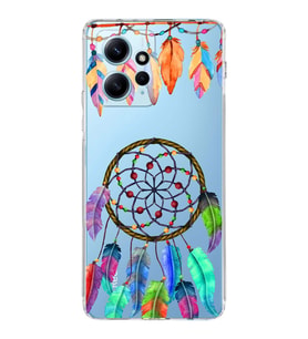 PrintiFy Xiaomi Redmi Note 12 4G ile Uyumlu 1mm Slim Fit Nazar Boncuğu 6 Baskılı Şeffaf  Kılıf