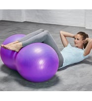 Fıstık Pilates Topu 90X45(Mor )