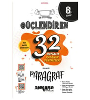 8. Sınıf Güçlendiren 32 Haftalık Paragraf Kazanım Denemeleri
